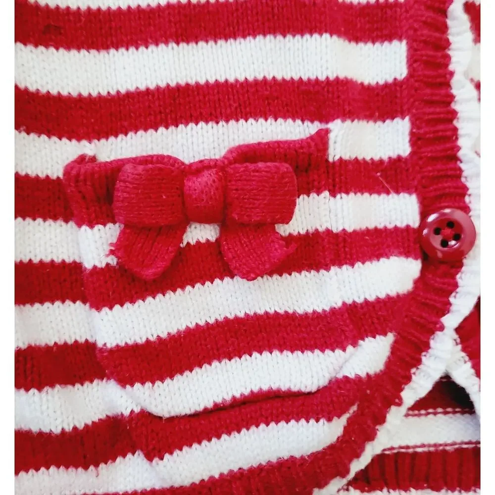 Gymboree knit hooded cardigan 6-12M